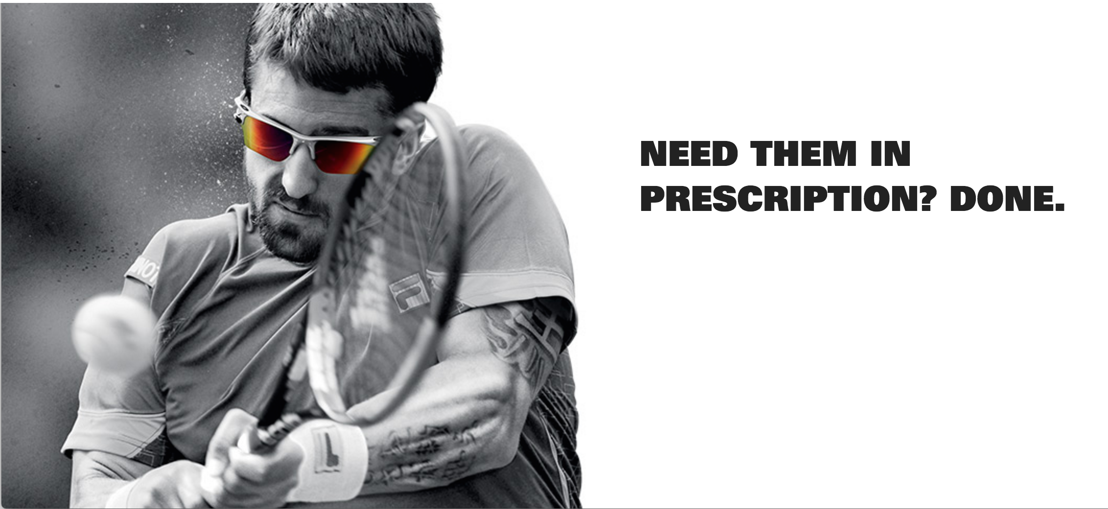 Oakley prescription glasses banner